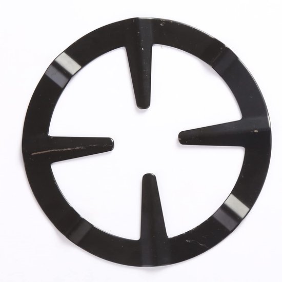 Cast Iron Gas Stove Cooker Ring Reducer for Gas Stovetop Espresso Maker, Moka Pot Wok Ring Stable Non-slip Eco-friendly Cast Iron Gas Stove Rack(Black) van Merkloos