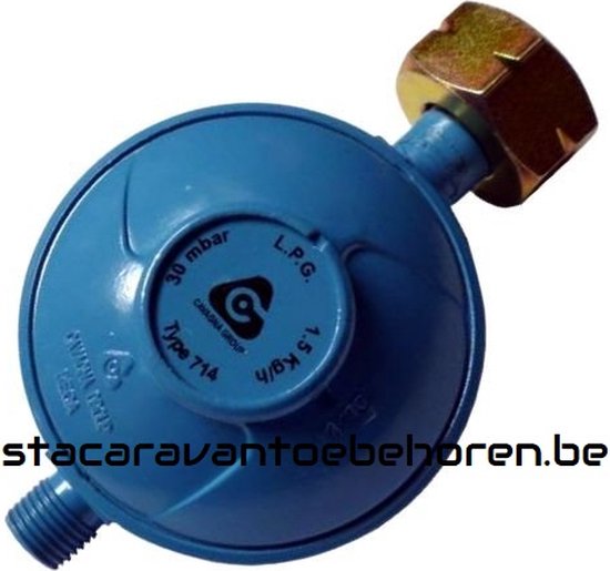 Cavagna group type 714 - Flesontspanner propaan 30mbar Q:1,5kg/u KOMBI-1/4L van Cavagna