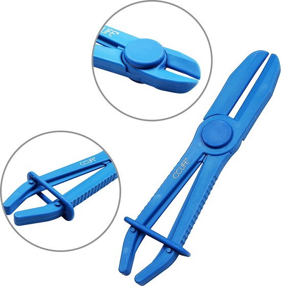 CCLIFE - Slangklem - Tangenset - 3-Delig - Flexibele rem - Slang Mechanisch gereedschap - Auto Motor - Rembrandstoftank - Klemtang - Handsfree gereedschap - Tangensets van Merkloos