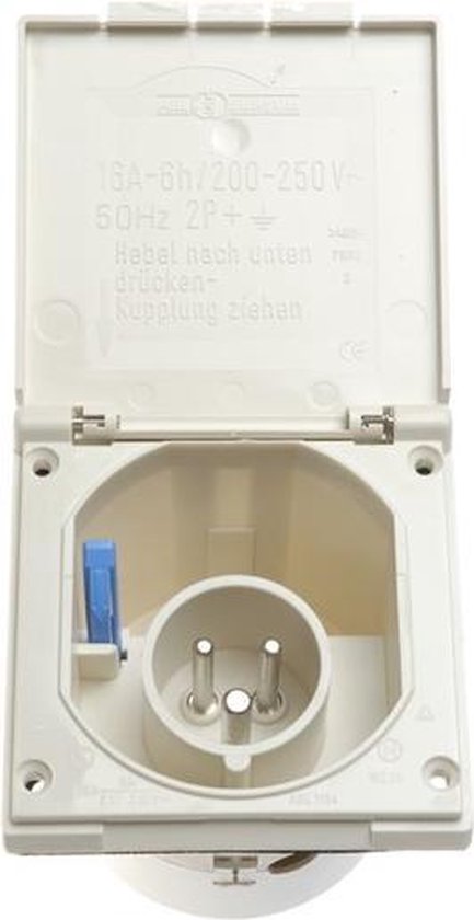 CEE Inbouwstekker 80x95 van PCE