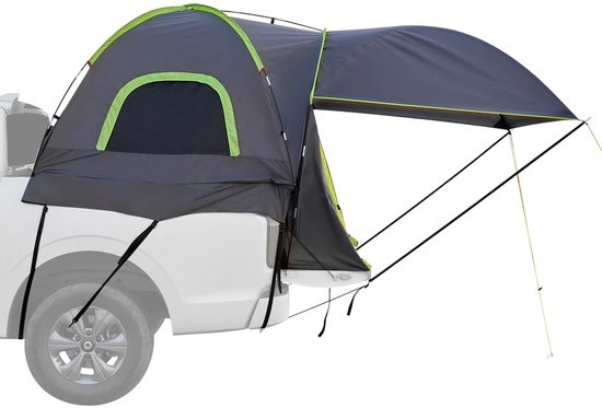 Cellista Pickup Truck Tent - Laadbak Tent Auto - Autotent 2-3 Personen - Pickup Tent - Waterdicht PU2000 - Met Luifel - Camping Tent Auto van Merkloos