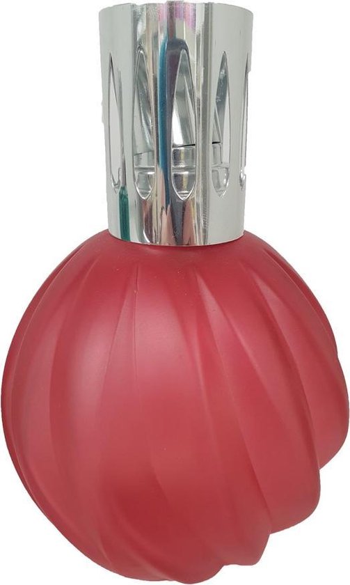 Cello Aroma Large Fragrance Lamp Pumpkin Frosted Red - geurlamp - geurbrander van Cello