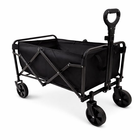 Ceruzo Bolderkar 60L – Opvouwbaar – Transportkar – Camping Strand - Max 20kg van Merkloos