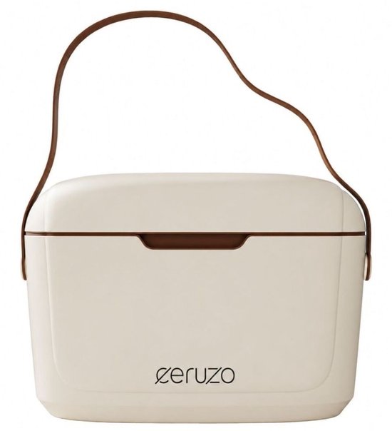 Ceruzo Koelbox 12 Liter - Taupebruin - Verstelbare Draagriem