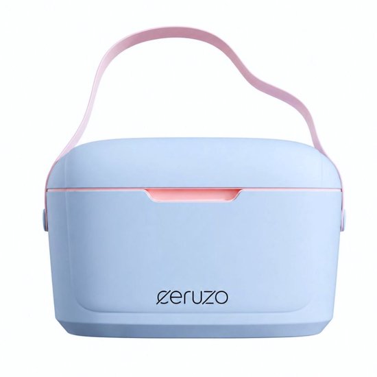 Ceruzo Koelbox 12 Liter - Verstelbare Draagriem - Blauw - Geschikt voor IJsblokjes van Ceruzo