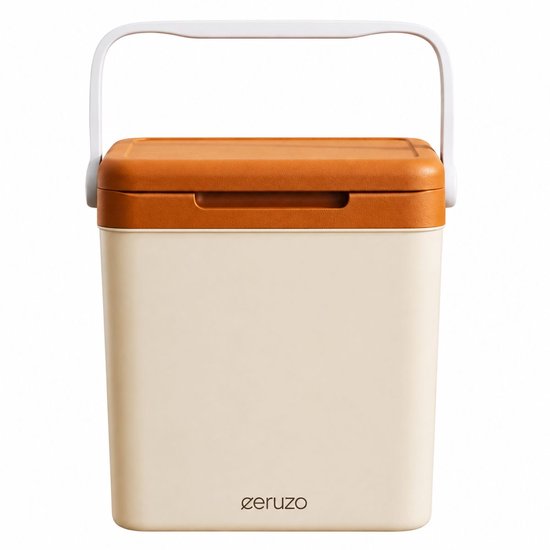 Ceruzo Koelbox 24 Liter - Taupe-Cognac Bruin - Passieve Koelbox