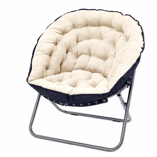 Ceruzo Moon Chair Opvouwbaar – Campingstoel – Loungestoel – Verstelbaar – Gevoerde Klapstoel