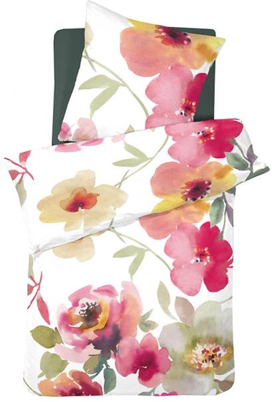 Cinderella Dekbedovertrek Flore - Roze - 140x220