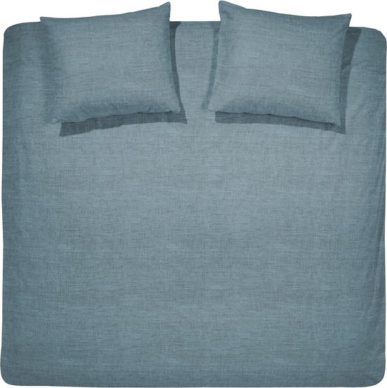 Cinderella Lyn 2-persoons dekbedovertrekset 200x200cm katoen petrol + 2 kussenslopen 60x70 van Merkloos