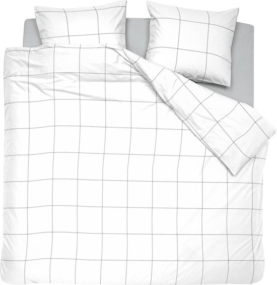 Cinderella - Robyn - Dekbedovertrek - Satijn - 260x200/220 cm - Wit + 2 kussenslopen 60x70 van Cinderella