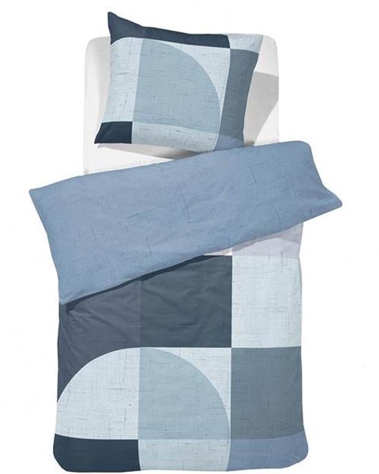 Cinderella Rune Dekbedovertrek - Eenpersoons - 140x200/220 cm - Blauw van Cinderella