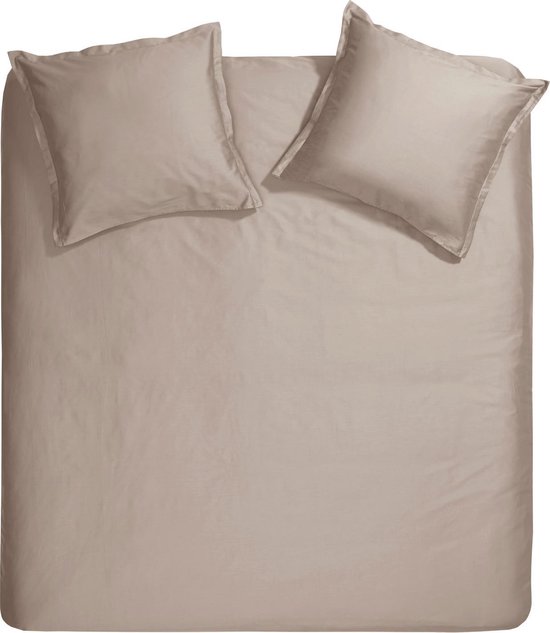 Cinderella Sundays Dekbedovertrek - Extra Breed - Satijn - 260x200/220 cm - Taupe