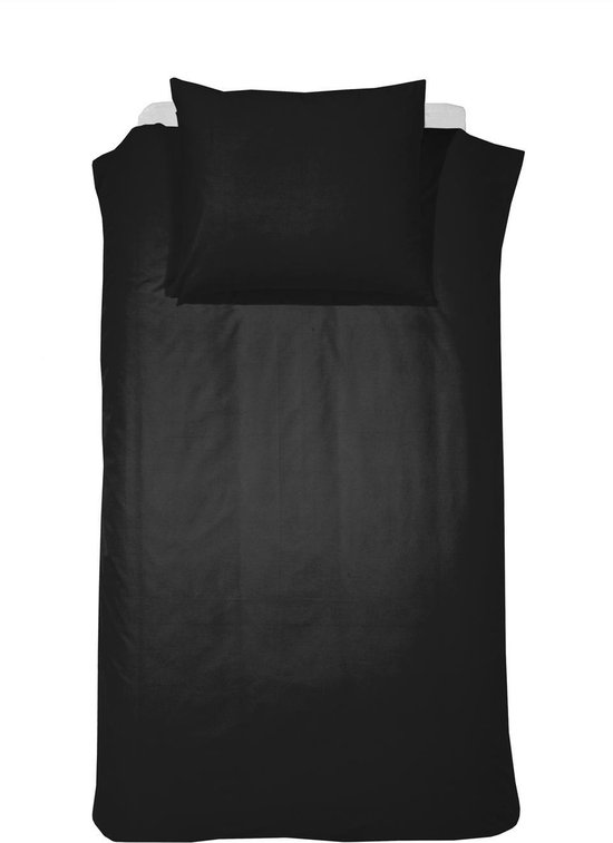 Cinderella Weekend Dekbedovertrek - 1 Persoons - Katoen - 140 x 200/220 cm - Zwart van Cinderella