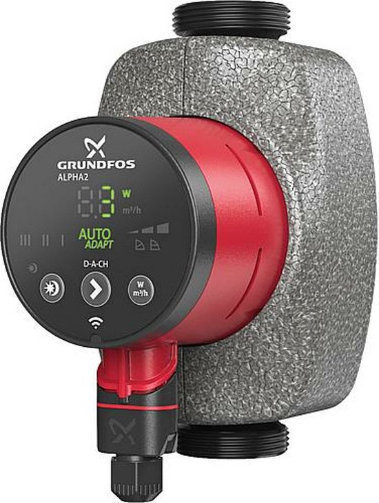 Circulatiepomp Grundfos Alpha 2 32-80, DN32(1 1/4), PN10, 230V, lengte 180mm Nieuw van Merkloos