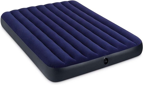 Classic Downy luchtbed - Queen - 152 x 203 x 22 cm - Blauw met elektrische pomp van CLA