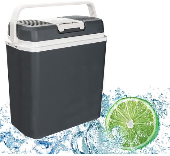 CLGP® Koelbox Elektrisch 12v 230 Volt - Cooler Auto en Camping - Frigobox - 24L van Merkloos