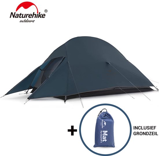 Cloud Up 1 Upgraded - Naturehike® - 1 persoons tent - Lichtgewicht tent - Incl. grondzeil - 20D 4000mm - Outdoor - Waterdicht - Hiking & Wandelen van Naturehike