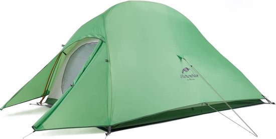 Cloud-Up 2 Ultralichte Tent Backpacking-tent voor 2 Personen - Wandelen - Kamperen - Buiten (210T Groene Upgrade)