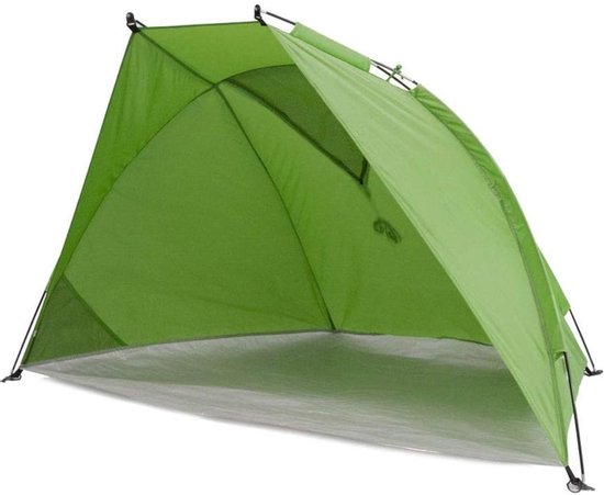 CLVP® Strandtent UV Bescherming - Strandtent Baby Pop Up – Strandtentje Extra Licht – Strandschelp – Strand Tent – Groen van Merkloos