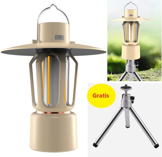 CNL Sight® Camping Lamp-tentlamp-kamplantaarn-Oplaadbare kampeerlamp - kampeerlantaarn - draagbare LED-lamp - Noodverlichting met COB LED-licht - Voor Camping Wandellamp Buiten Gebruik binnenshuis van CNL Sight®