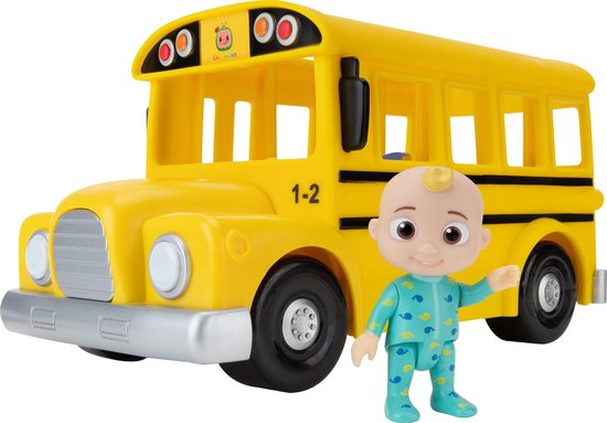 Cocomelon Feature Vehicle Yellow School Bus van Cocomelon