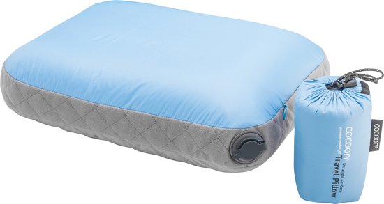Cocoon Air Core Pillow Ultra Light - L - Light blue van Cocoon