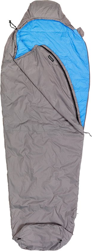 Cocoon Mountain Wanderer Deken Slaapzak Volcano Grey / Light Blue regular van Merkloos
