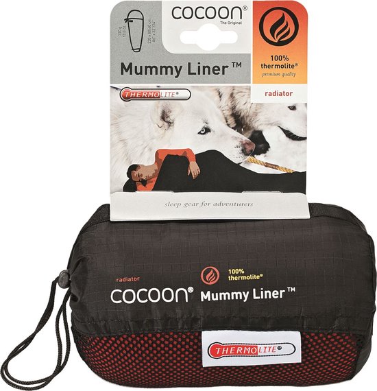 Cocoon Mummyliner - Lakenzak - Rood van Cocoon