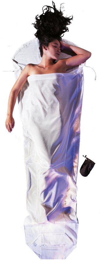 Cocoon Mummyliner - Lakenzak - Zijde - Wit van Cocoon