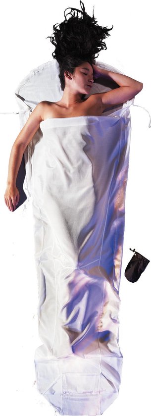 Cocoon Mummyliner - Lakenzak - Zijde/Katoen - Wit van Merkloos