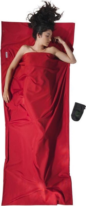 Cocoon TravelSheet - Lakenzak - Microfiber - Cranberry van Cocoon