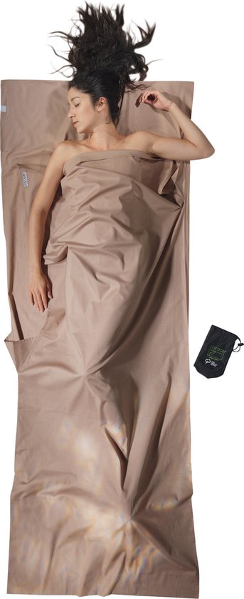 Cocoon TravelSheet - Lakenzak - Organic Cotton - Bruin van Cocoon