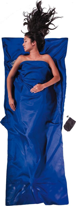 Cocoon TravelSheet - Lakenzak - Zijde - Ultramarine Blue van Cocoon