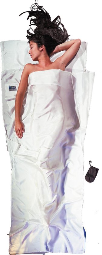 Cocoon Travelsheet, Silk, Natural Silk Lakenzak van Cocoon