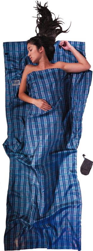 Cocoon TravelSheets 100% Zijde - Checked Silk van Merkloos