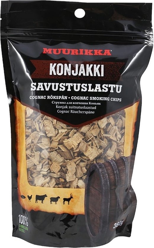 Cognac rook chunks 2 liter van Smokin' Flavours