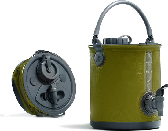 Colapz 2-in-1 Opvouwbaar Waterreservoir met Kraan - Draagbare Camping-waterjerrycan