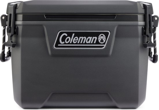 Coleman 55QT Convoy Cooler - 53 liter koelbox - 4 dagen ijs - antibacterieel - grijs van Coleman