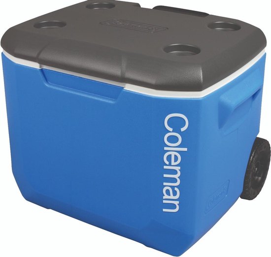 Coleman 60QT Performance Koelbox - Wielen - 56 Liter - Blauw van Coleman