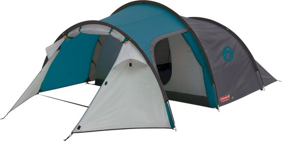 Coleman Cortes 3 tunneltent - tent 3 persoons - waterdichte tent - snel op te zetten - Blauw/Wit van Coleman