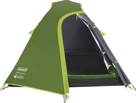 Coleman Darwin 2 Blackout campingtent - 2 persoons tent - verduisterend - waterdicht - groen van Coleman