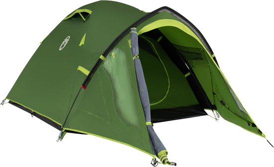 Coleman Darwin 2 Plus BlackOut Tent – 2 Persoons koepeltent - Blackout Bedroom technology – Met luifel - Groen van Merkloos