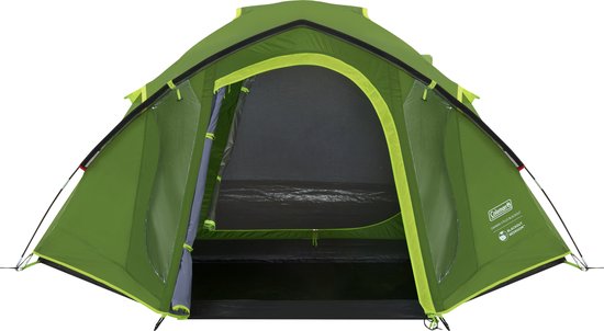 Coleman Darwin 3 Plus Blackout kampeertent - 3 persoons tent - verduisterend - water- en windbestendig - groen van Coleman