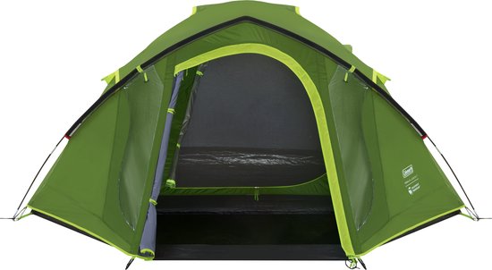 Coleman Darwin 4 Plus Blackout familietent – 4 persoons tent – verduisterende tent – waterdicht - groen van Coleman