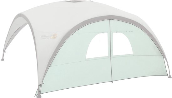 Coleman Event Shelter M Sunwall zijwand partytent - speciaal voor de Coleman Event Shelter M - zijwanden met deur - met 2 PVC ramen voor extra licht - bescherming tegen wind, zon en regen - zijwand partytent voor extra privacy - grijs van Coleman