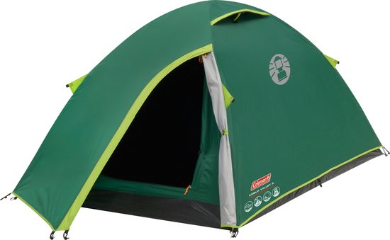 Coleman Kobuk Valley 2 Koepeltent - tent 2 persoons - verduisterende tenten - lichtgewicht tent (3,2 kg) - 4500 mm waterkolom - incl. draagtas - brandvertragend materiaal - geïntegreerd grondzeil tegen vuil en insecten - groen van Coleman