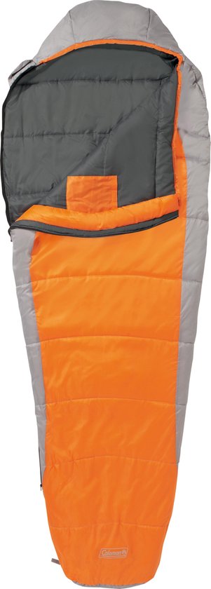 Coleman Silverton Comfort 150 Mummy Slaapzak - 223 x 81 x 55 cm - Oranje/grijs van Coleman