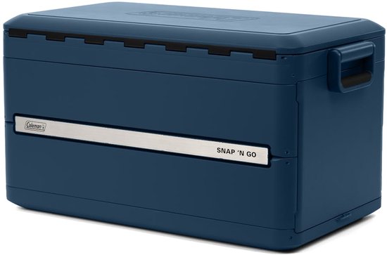 Coleman Snap ‘N Go Blue Sapphire 55QT Inklapbare Koelbox - 52 liter koelbox - Antibacterieel - blauw van Merkloos