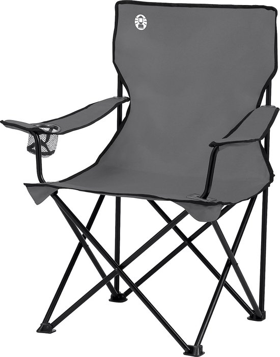 Coleman standaard Quad Campingstoel - Strandstoel - Opvouwbaar - Grijs van Coleman
