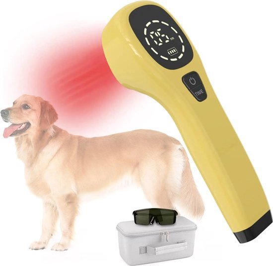 Collox Lasertherapie apparaat voor Dieren - Roodlichttherapie - Apparaat voor pijnverlichting - Koude lasertherapie - 220V van Merkloos